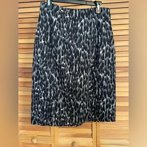 Worthington leopard print skirt, EUC